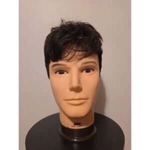 Burmax "Jake" Male Cosmetology & Barber Training Mannequin Head Human Hair